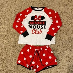BNWOT Disney Store exclusive “Minnie Mouse Club” lounge/PJ set women’s size S!